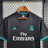 Real Madrid 2017/18 Away Jersey – Retro Version – Black
