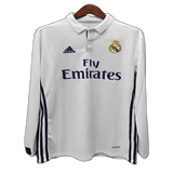 Real Madrid 2016/17 Home Jersey – Long Sleeve – Retro Version