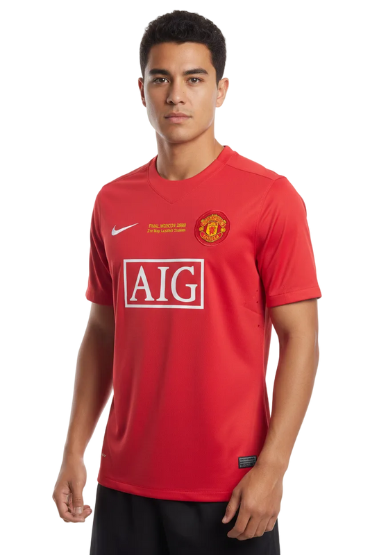 Manchester United 2007/08 Home Jersey – Retro Version