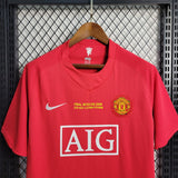Manchester United 2007/08 Home Jersey – Retro Version