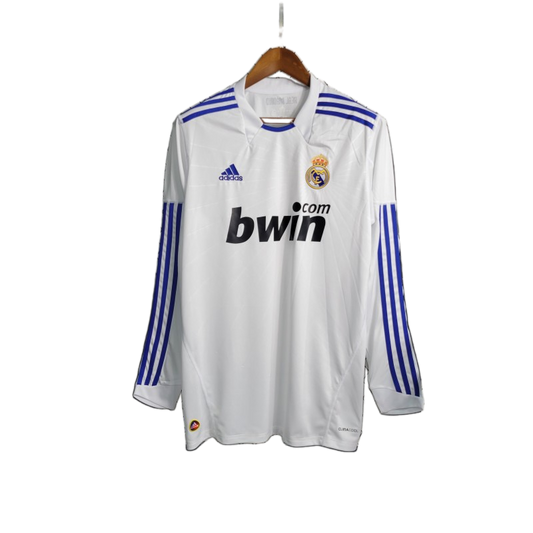 Real Madrid 2010/11 Home Jersey – Long Sleeve – Retro Version