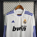 Real Madrid 2010/11 Home Jersey – Long Sleeve – Retro Version