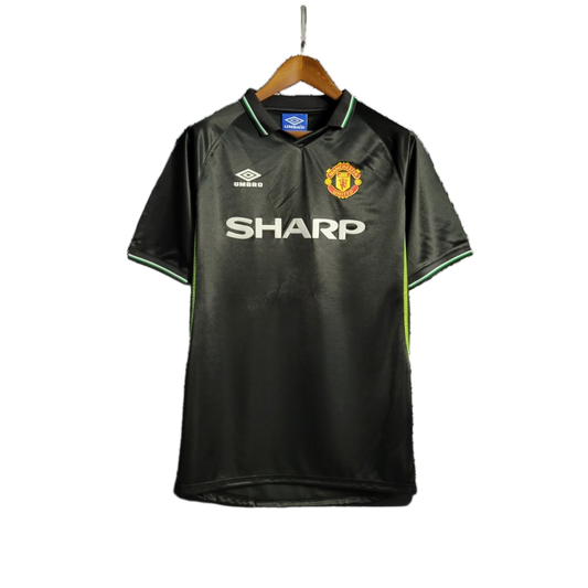 Manchester United 1998/99 Third Jersey – Retro Version – Black
