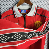 Manchester United 1998/99 Home Jersey – Long Sleeve – Retro Version