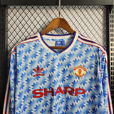 Manchester United 1990/92 Away Jersey – Long Sleeve – Retro Version