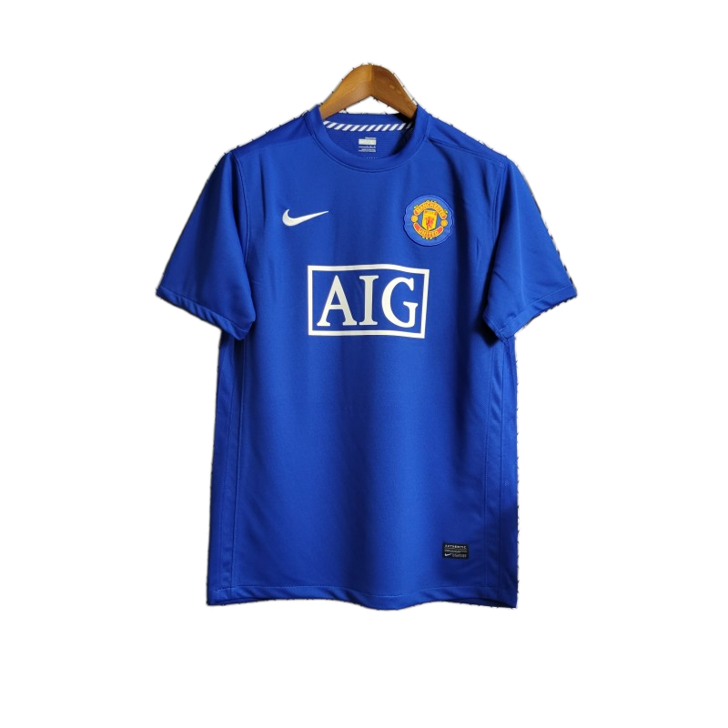 Manchester United 2008/09 Third Jersey – Retro Version – Blue