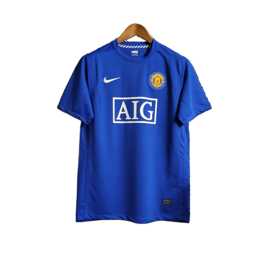 Manchester United 2008/09 Third Jersey – Retro Version – Blue