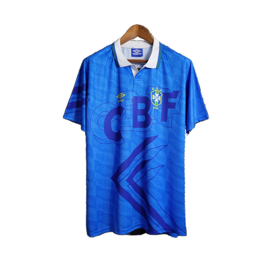 Brazil 1992 Away Jersey – Retro Version – Blue