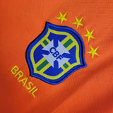Brazil 1998 Goalkeeper Jersey – Long Sleeve – Retro Version – Orange