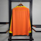 Brazil 1998 Goalkeeper Jersey – Long Sleeve – Retro Version – Orange