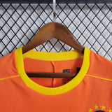 Brazil 1998 Goalkeeper Jersey – Long Sleeve – Retro Version – Orange