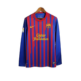 FC Barcelona 2011/12 Home Jersey – Long Sleeve – Retro Version