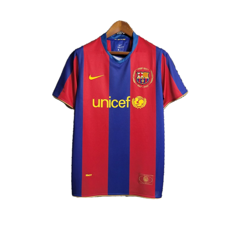 FC Barcelona 2007/08 Home Jersey – Retro Version