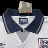 England 1990 Home Jersey – Retro Version