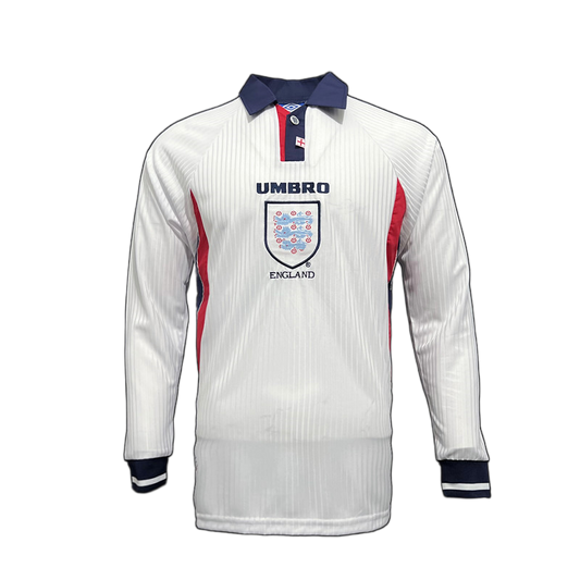 England 1998 Home Jersey – Long Sleeve – Retro Version