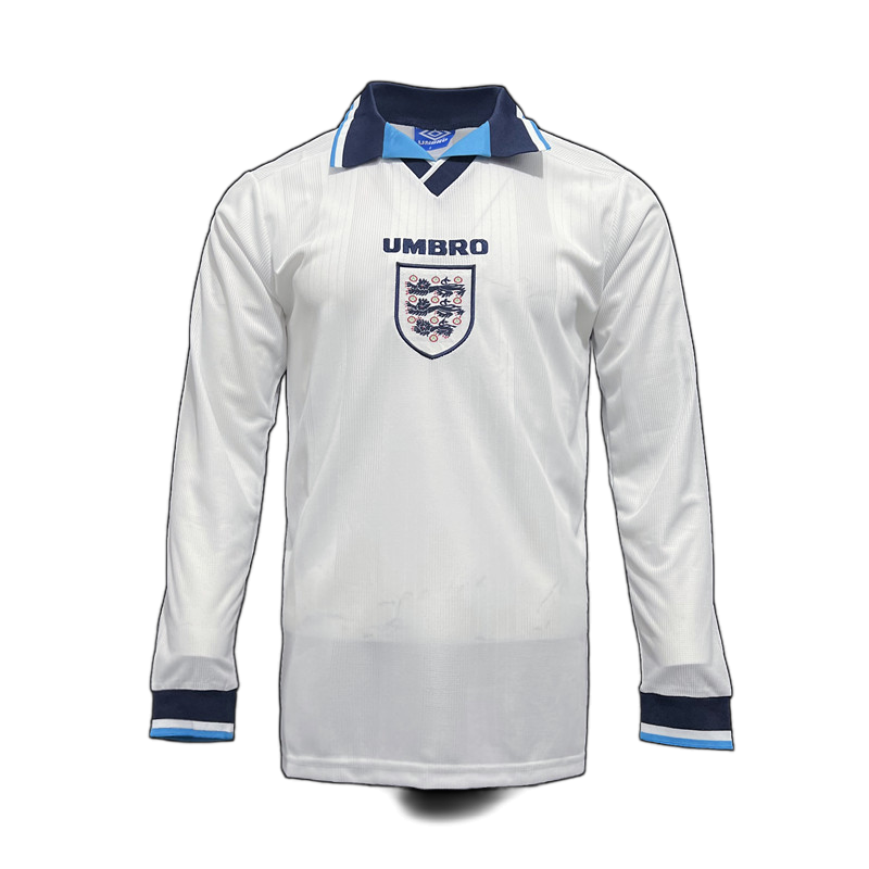 England 1996 Home Jersey – Long Sleeve – Retro Version