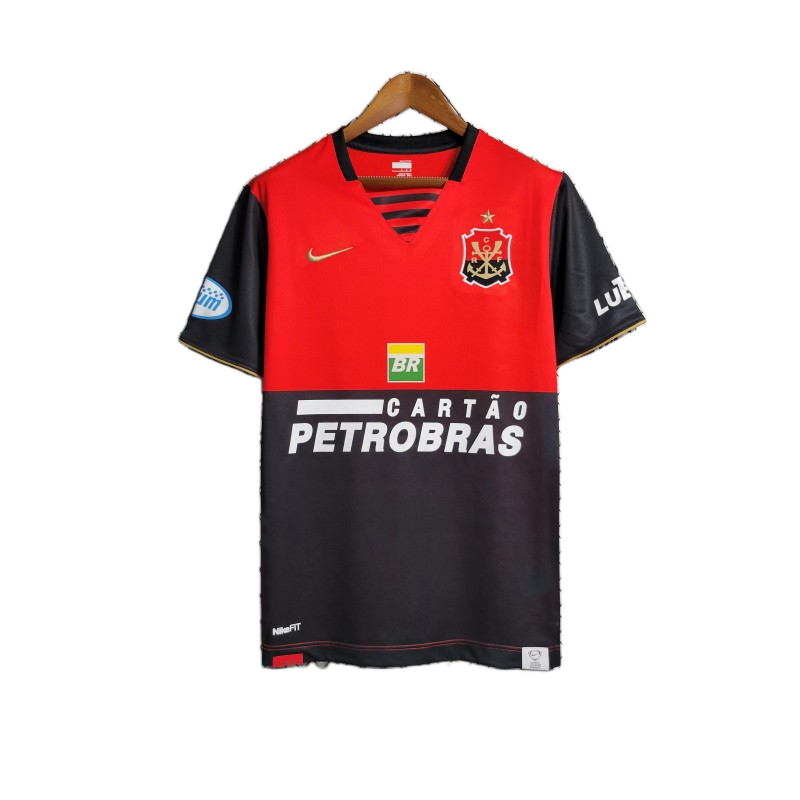 Flamengo 2008/09 Third Jersey – Retro Version – Black/Red