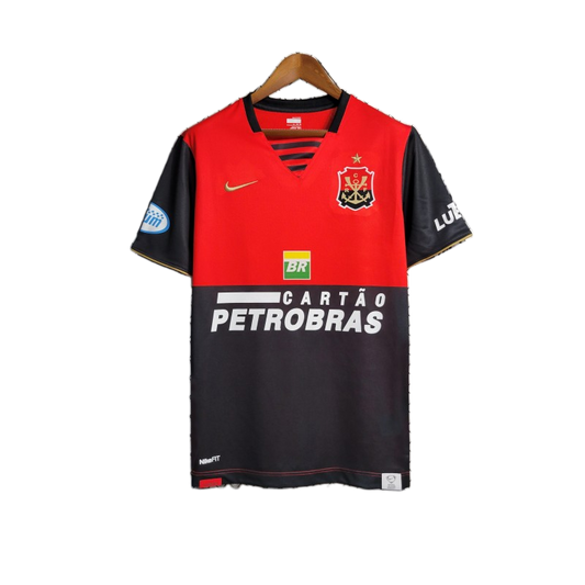 Flamengo 2008/09 Third Jersey – Retro Version – Black/Red