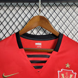 Flamengo 2008/09 Terceira camisola – Versão retro – Preto/Vermelho