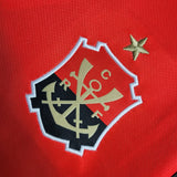 Flamengo 2008/09 Terceira camisola – Versão retro – Preto/Vermelho