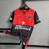 Flamengo 2008/09 Terceira camisola – Versão retro – Preto/Vermelho