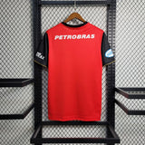 Flamengo 2008/09 Terceira camisola – Versão retro – Preto/Vermelho