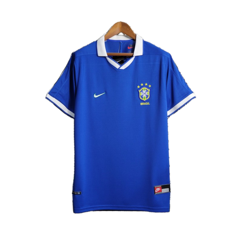 Brazil 1997 Away Jersey – Retro Version – Blue