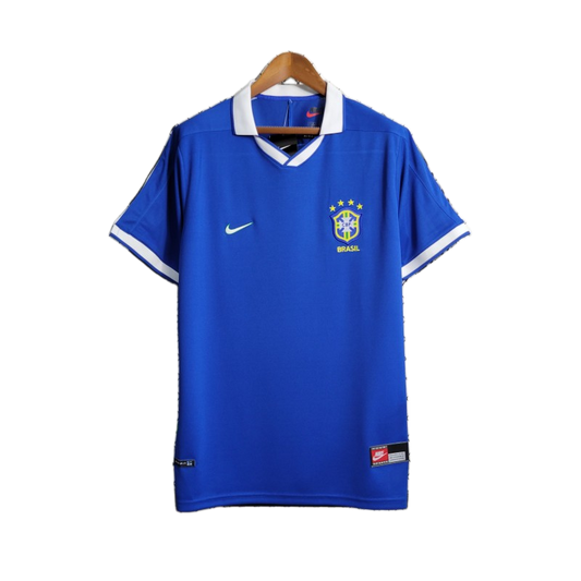 Brazil 1997 Away Jersey – Retro Version – Blue