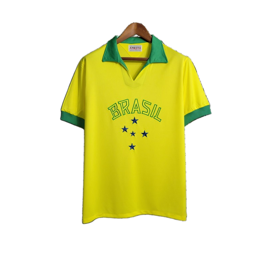 Brazil 1958 Home Jersey – Retro Version