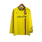 FC Barcelona 2008/09 Away Jersey – Long Sleeve – Retro Version – Yellow