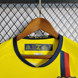 FC Barcelona 2008/09 Away Jersey – Long Sleeve – Retro Version – Yellow