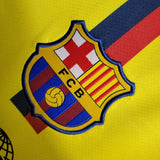 FC Barcelona 2008/09 Away Jersey – Long Sleeve – Retro Version – Yellow