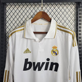 Real Madrid 2011/12 Home Jersey – Long Sleeve – Retro Version