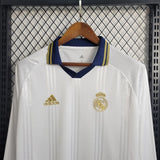 Real Madrid 2019/20 Training Training Top – Long Sleeve – Retro Version – White