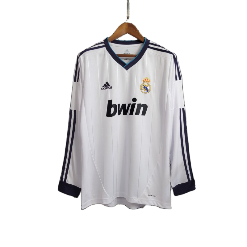 Real Madrid 2012/13 Home Jersey – Long Sleeve – Retro Version