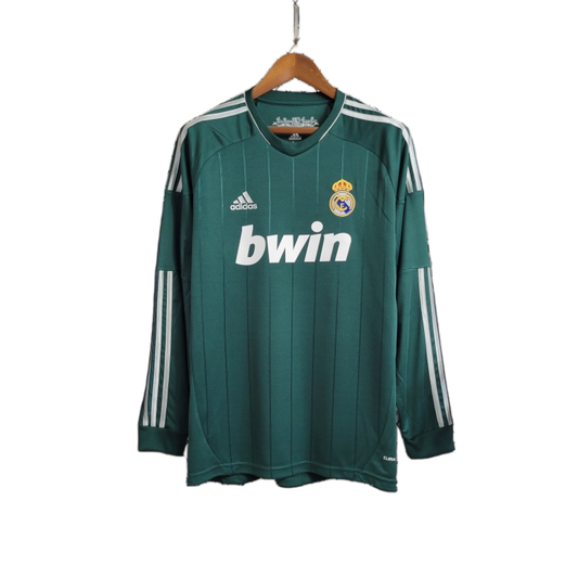 Real Madrid 2012/13 Third Jersey – Long Sleeve – Retro Version – Green