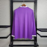 Real Madrid 2017/18 Away Jersey – Long Sleeve – Retro Version – Purple