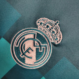Real Madrid 2017/18 Third Jersey – Long Sleeve – Retro Version – Blue