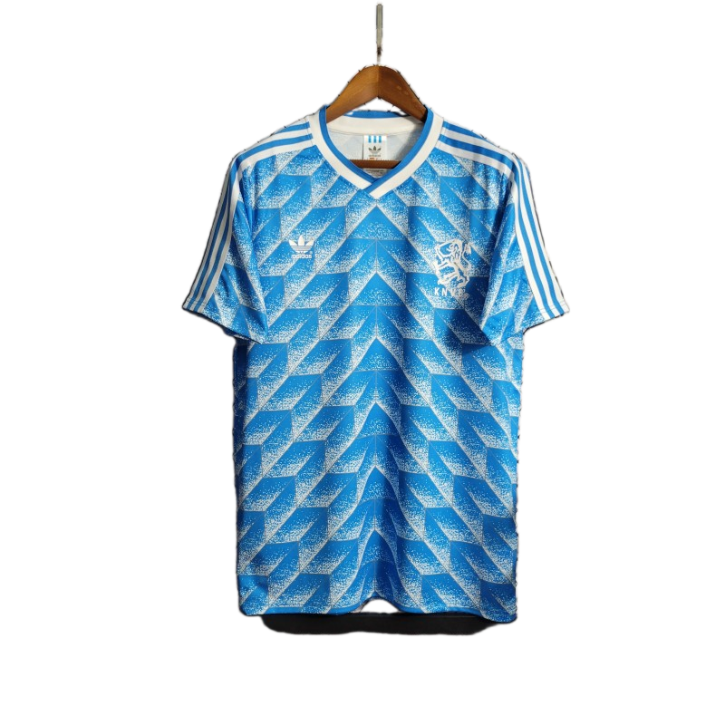 Netherlands 1988 Away Jersey – Retro Version – Blue