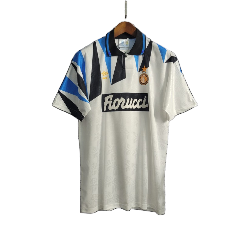 Inter Milan 1992/93 Away Jersey – Retro Version – White