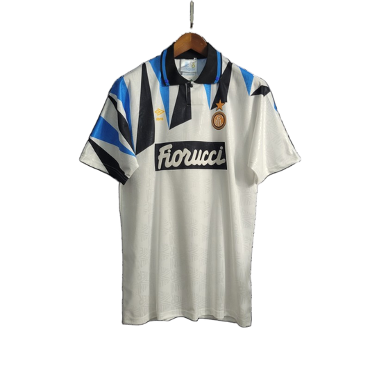 Inter Milan 1992/93 Away Jersey – Retro Version – White