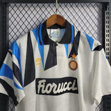 Inter Milan 1992/93 Away Jersey – Retro Version – White