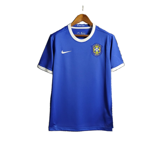 Brazil 2006 Away Jersey – Retro Version – Blue
