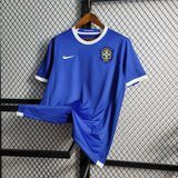 Brasil 2006 Camisola alternativa – Versão retro – Azul