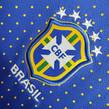 Brazil 2010 Away Jersey – Retro Version – Blue