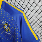 Brazil 2010 Away Jersey – Retro Version – Blue