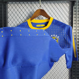 Brazil 2010 Away Jersey – Retro Version – Blue