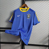 Brazil 2010 Away Jersey – Retro Version – Blue