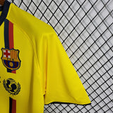 FC Barcelona 2008/09 Away Jersey – Retro Version – Yellow