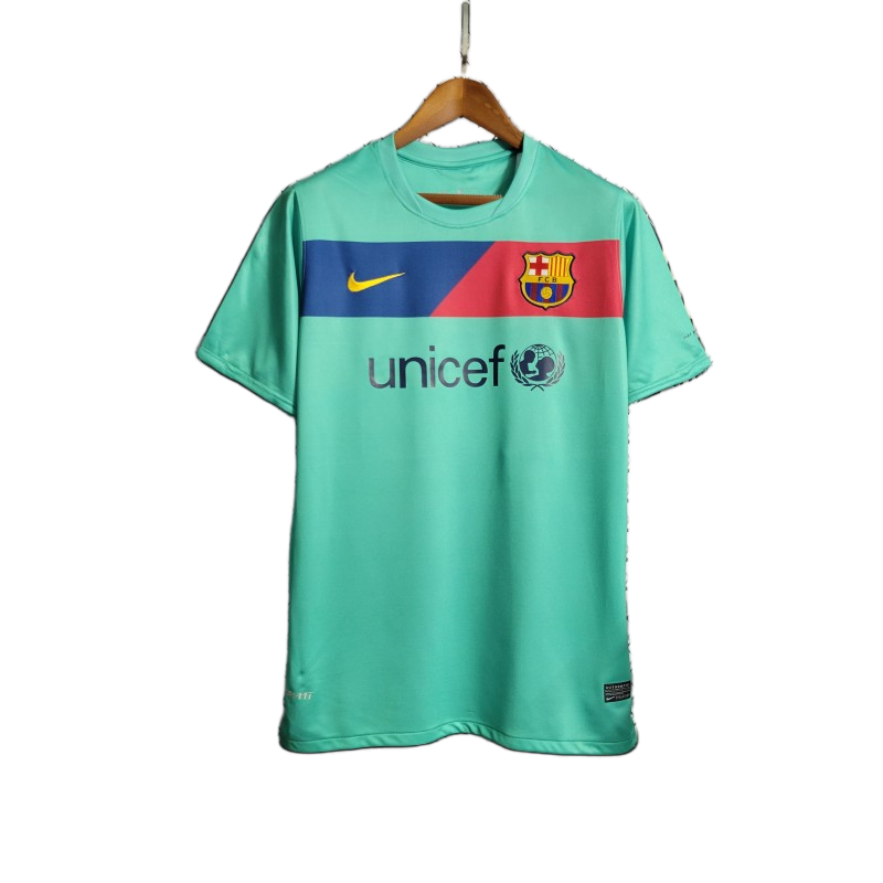 FC Barcelona 2010/11 Away Jersey – Retro Version – Green